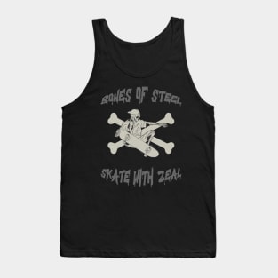 Bones of Steel, Skate with Zeal! Skate Tank Top